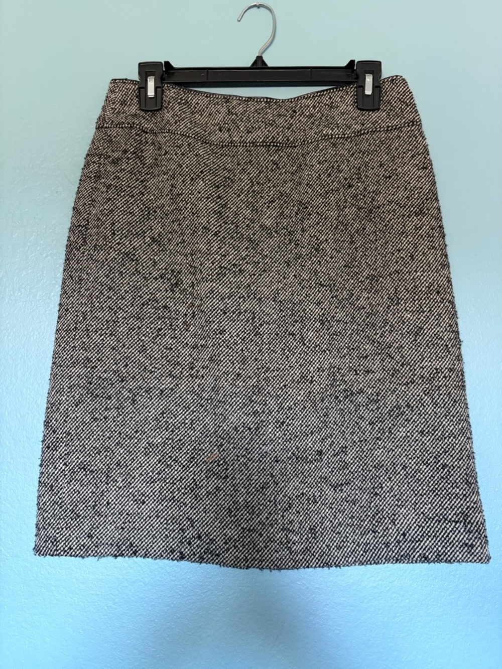 Banana Republic Black & White Tweed Pencil Skirt